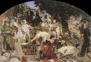 Ford Madox Brown work oil on canvas